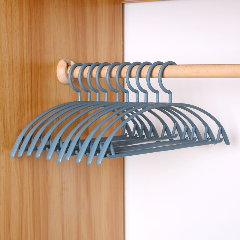 Aguas abajo caliente semicírculo sin fisuras percha de plástico antideslizante ropa de secado de ropa engrosada soporte de ventas directas de fábrica