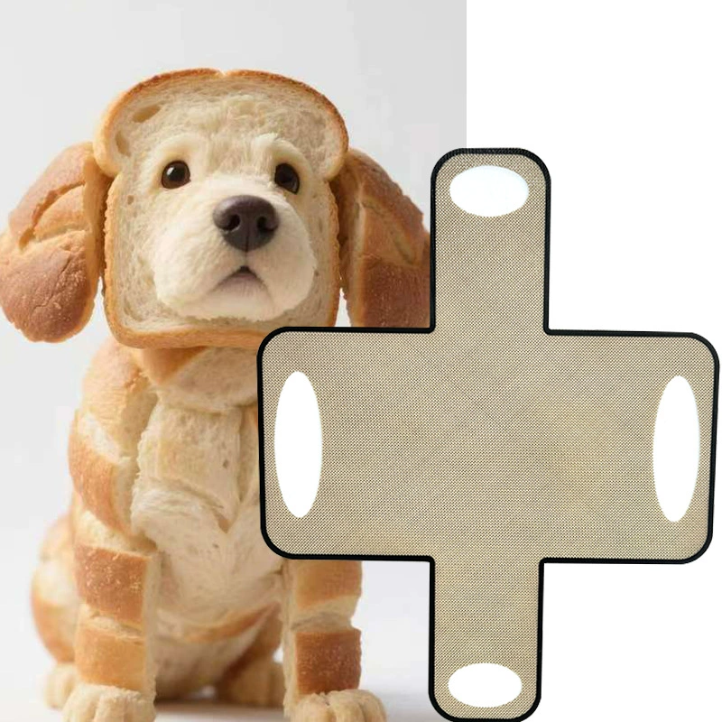 Индивидуальный популярный силиконовый коврик для выпечки тостов с перфорацией, 39*49 см, термостойкий силиконовый коврик для выпечки тостов с функцией легкого извлечения