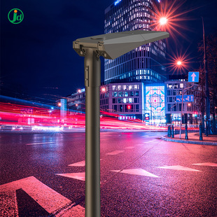 Jd-2120Led New All Aluminum Lighting Double Arm Street Lamp 8.1m High and Low Solar Energy Municipal Engineering Street Lamp