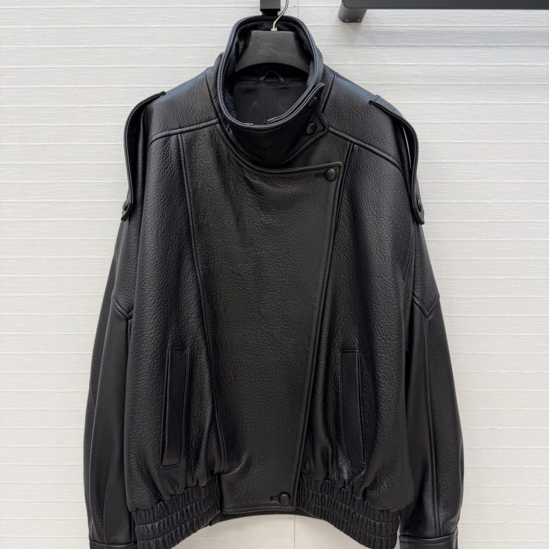 2025 Autumn New Fashion Versatile Stand Collar Zipper Long Sleeve Design Bubble Pattern Sheepskin Jacket Wholesale 2025 Autumn New Fashion Versatile Stand Collar Zipper Long Sleeve Design Bubble Pattern Sheepskin Jacket Wholesale