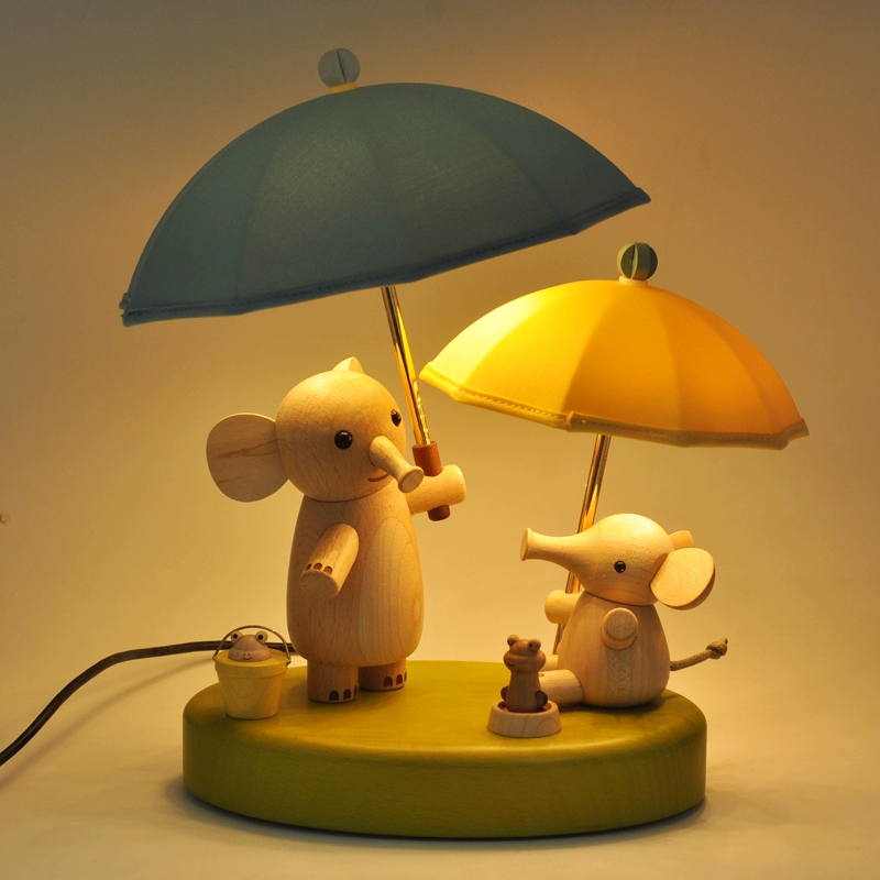 Ночной свет FNN1 светодиодный заряд деревянная прикроватная атмосфера настольная лампа Детская девушка день рождения свадьбы