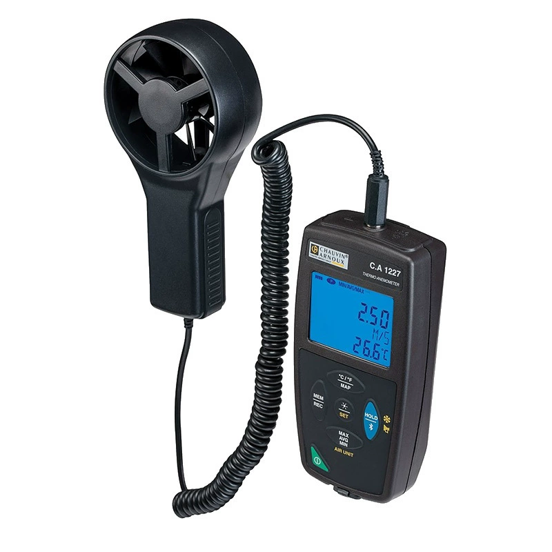 С учетом налога Франция CA CHAUVIN ARNOUX CA1227 Портативный анемометр температуры