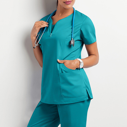 Supply of oral dentist surgical gown split hand wash clothes suit elastic quick-drying hospital nurse uniform