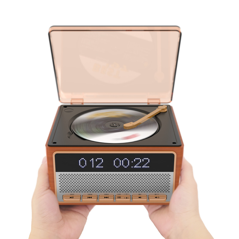 CD音楽プレーヤー、レトロな誕生日プレゼント、英語学習ディスクプレーヤー、ポータブル充電式Bluetoothプレーヤー|undefined