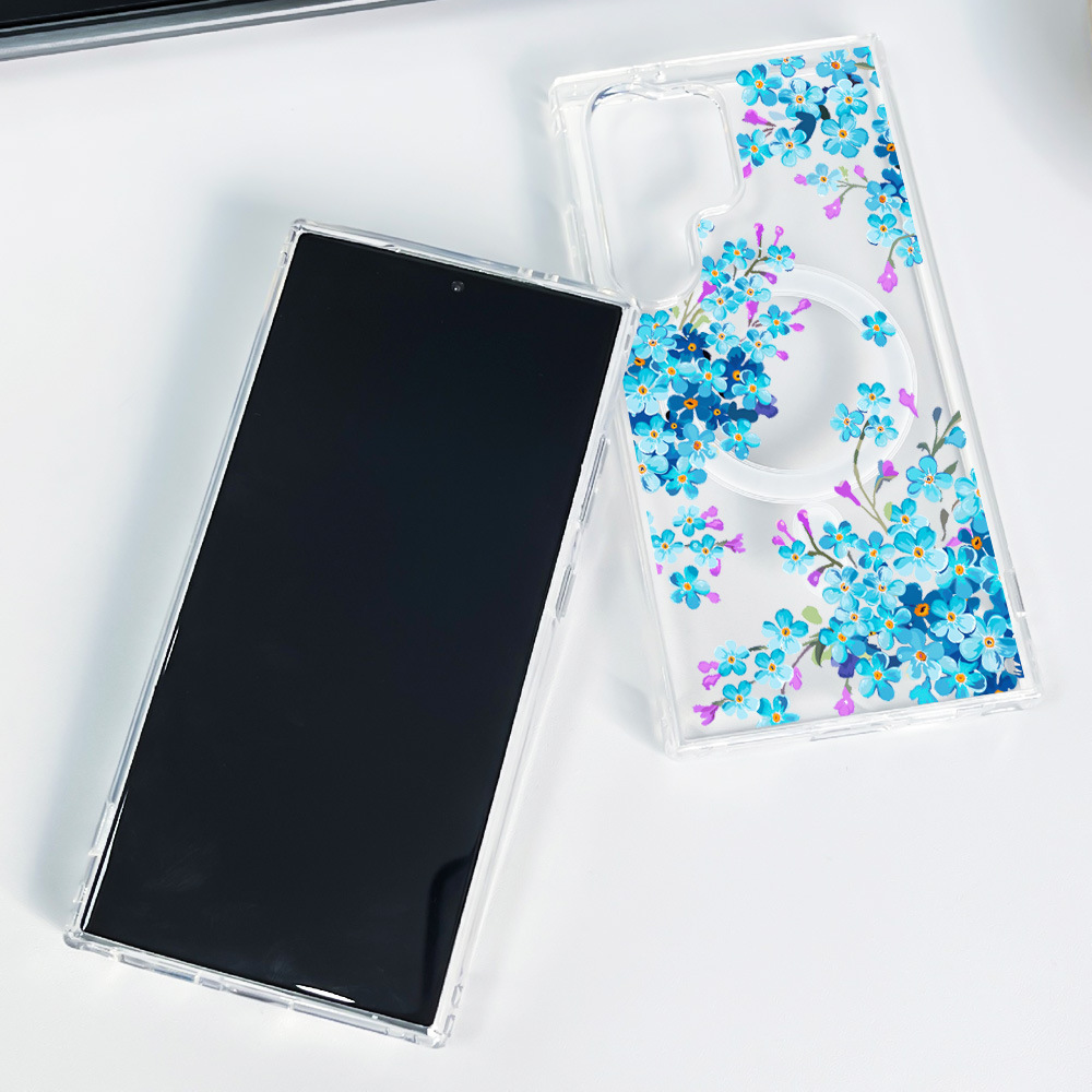 40g Weight Samsung Applicable Brands Phone Cases Classification PC, tpu Material Flower Pattern Simple Style, Classic Style Style PC Tpu Flower Simple Style Classic Style Phone Cases Phone Accessories 10