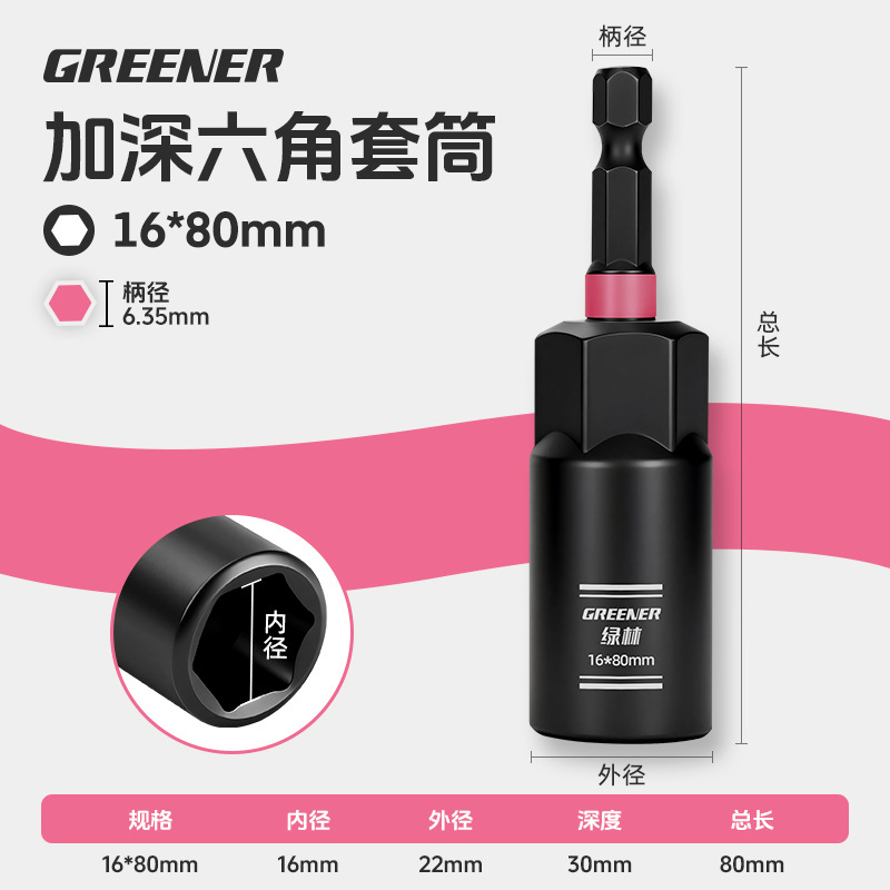 [Peach Pink-Easy to Identify] Black Shield Anti-rust 16*80mm