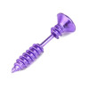 Screwdriver stainless steel, earrings hip-hop style suitable for men and women, neon piercing, screw, Aliexpress