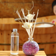 裂纹纹理陶瓷瓶无火香薰套装 酒店浴室复古高级氛围感香薰摆件