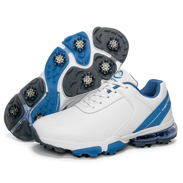 3001 Factory Direct Supply Cross-Border Large Size Golf Shoes Casual Men's Event Spike Lace-Up Sports Shoes