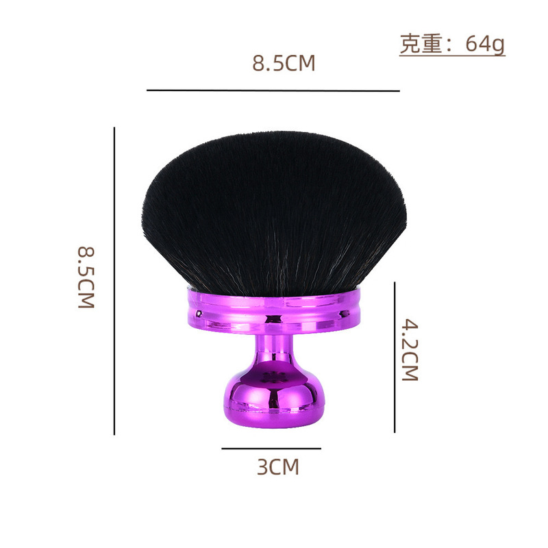 跨境多功能颈部超大号散粉刷蜜粉刷腮红刷蘑菇头印章型化妆刷厂家|undefined