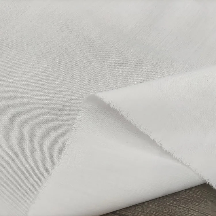 Proveedor de exportación de China mezcla de poliéster 65 Pct 35 Pct algodón cardado camisa tejido