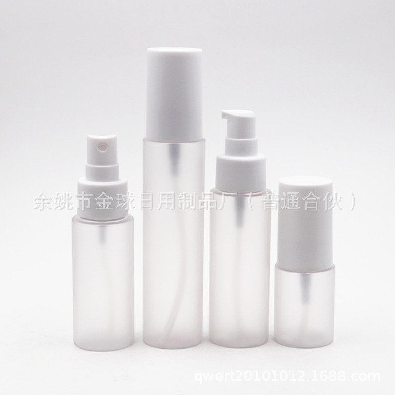 厂家直销白色磨砂泵头注塑哑光喷头化妆品塑料喷雾头