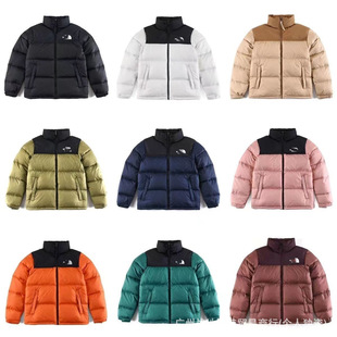 High Version Plaid Hooded American Version 1996 Down Cotton-padded Jacket Men's Thickened Windproof Bread Clothing Women's Warm Jacket