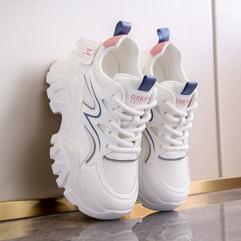 2024 новые высокие ботинки для детей летом тонкие дышащие короткие маленькие белые ботинки на толстой подошве тонкие и высокие ботинки