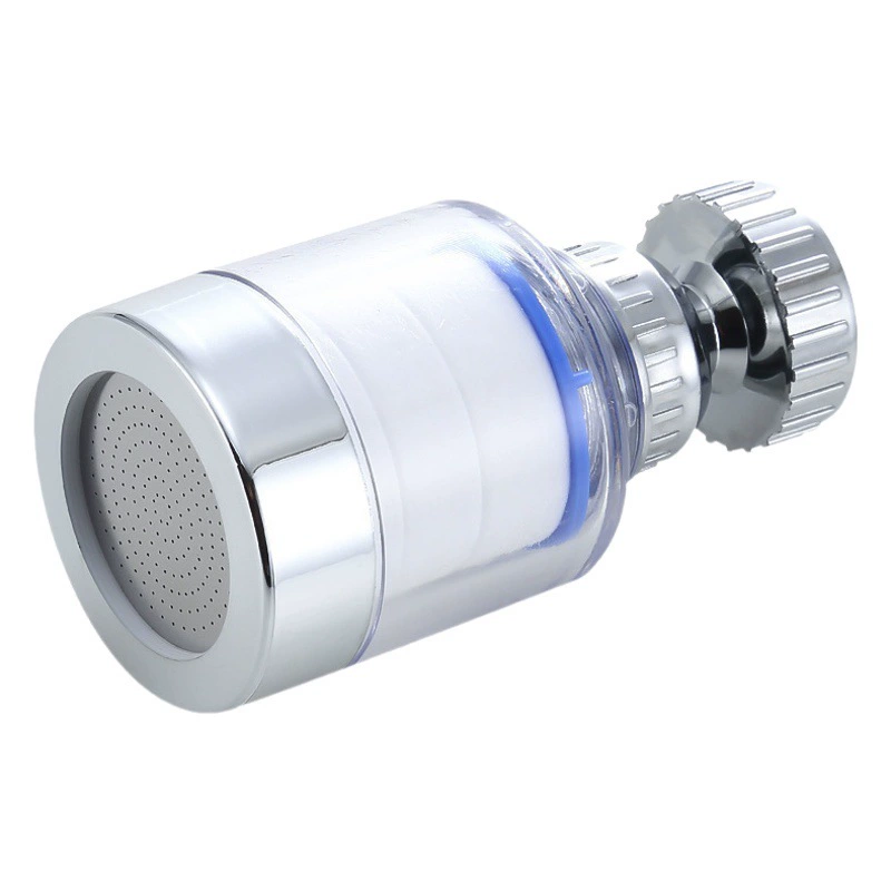 Кран фильтр-удлинитель брызг анти-хлор пенообразователь очиститель воды с наддувом 360 градусов