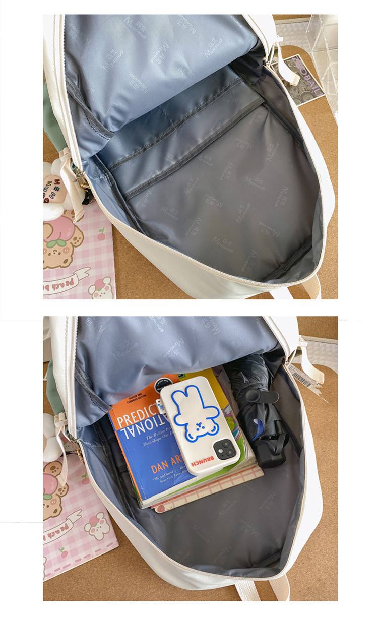 Rucksack Rucksack Einfache Koreanische Version Von Harajuku . Mit Großem Fassungsvermögen display picture 18