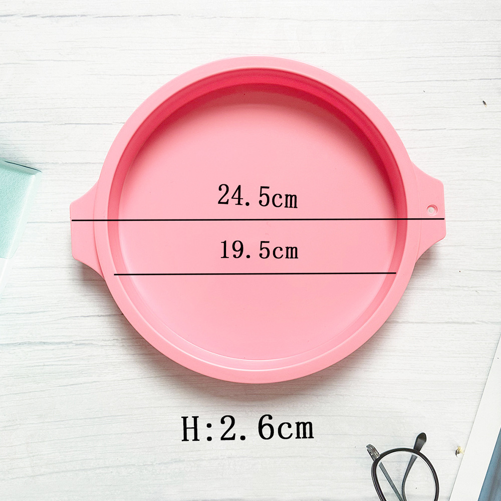 Placa de pastel de 8 pulgadas 332 pastel molde de silicona molde de pastel gelatina torta molde de pan herramientas de horneado