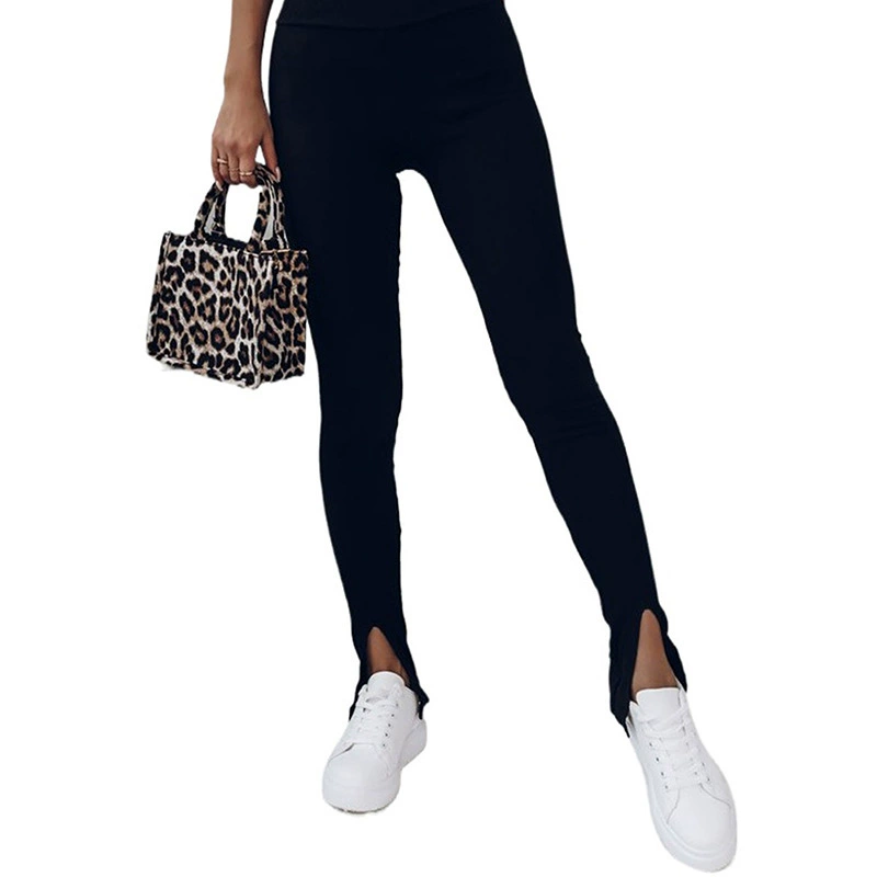  leggings 时颖, осенние однотонные брюки, европейский стиль, (跨境贸易), обтягивающие