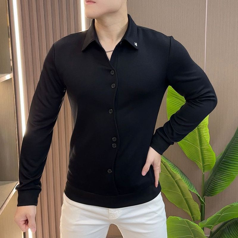 立襟氷糸半袖tシャツ男性青年潮牌半ファスナーが冷えています。|undefined