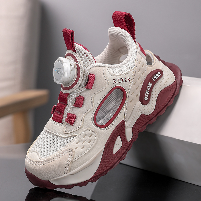 Nuevos zapatos transpirables de gran malla para hombres y mujeres, zapatos para niños con suela suave antideslizante, zapatos de correr casuales de verano para niños image 6