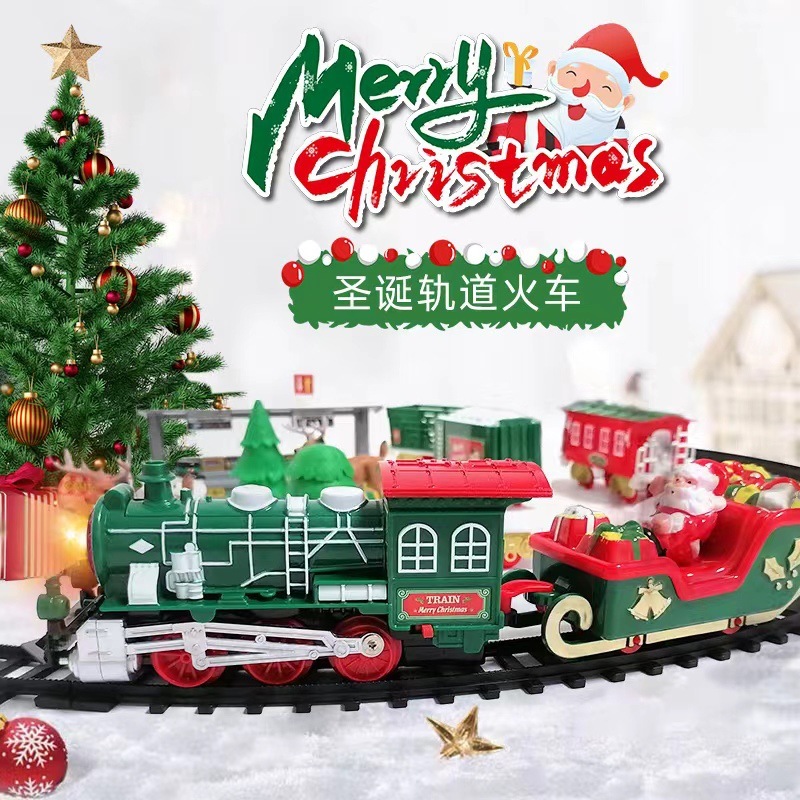 クロスボーダー 6223 クリスマストラック列車電灯音楽シリーズモデル子供のおもちゃホリデーギフト|undefined