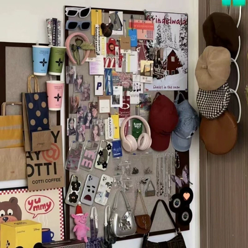 Войлочная клеящаяся настенная доска декоративная felt board на заказ настенные наклейки для стен фото-стена сообщение доска цветовая палитра стиль учебного общежития самоклеящаяся