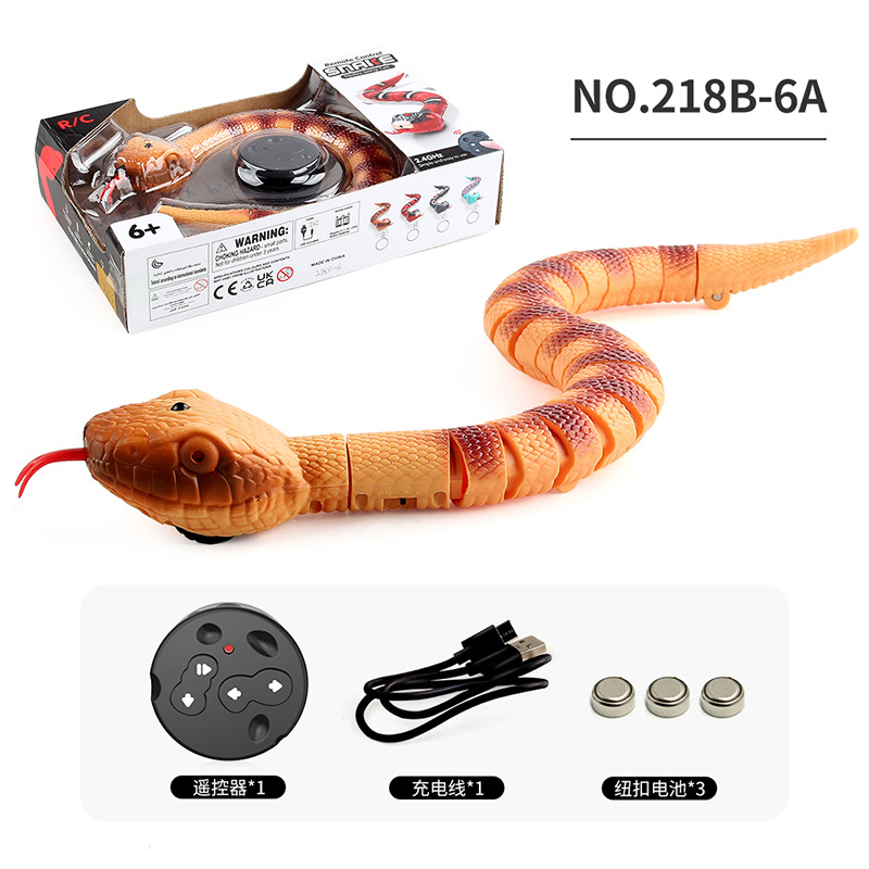 Ratón de simulación de control remoto por infrarrojos eléctrico transfronterizo Cobra Toda la persona parodia modelo animal juguete juguete para mascotas