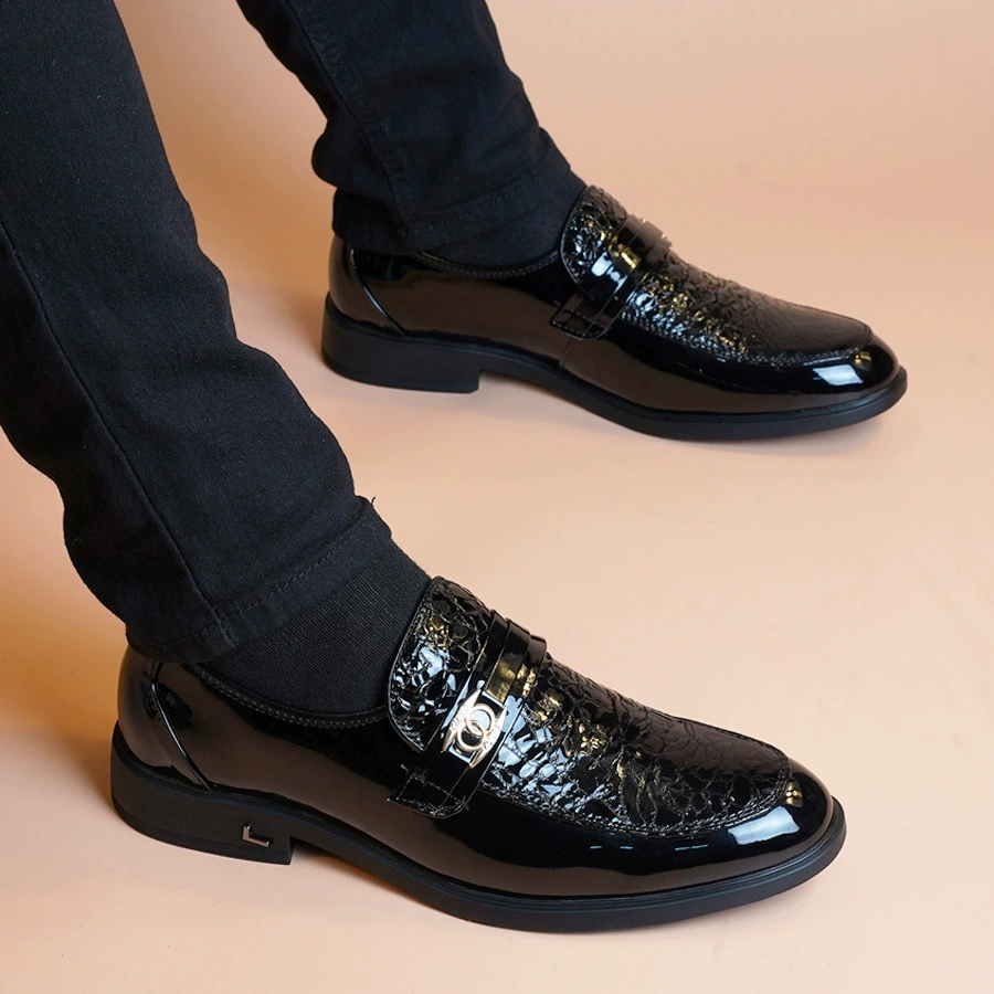 Британская мужская обувь, мужская мода, универсальный деловой деловой костюм на мягкой подошве, весенняя повседневная кожаная обувь, мужские свадебные туфли, модная обувь