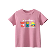 27home Cross-border Children's Apparel Supply Children's Short-sleeve T-shirts 2024 Summer New Girls' Baby Clothes Dropshipping One Piece