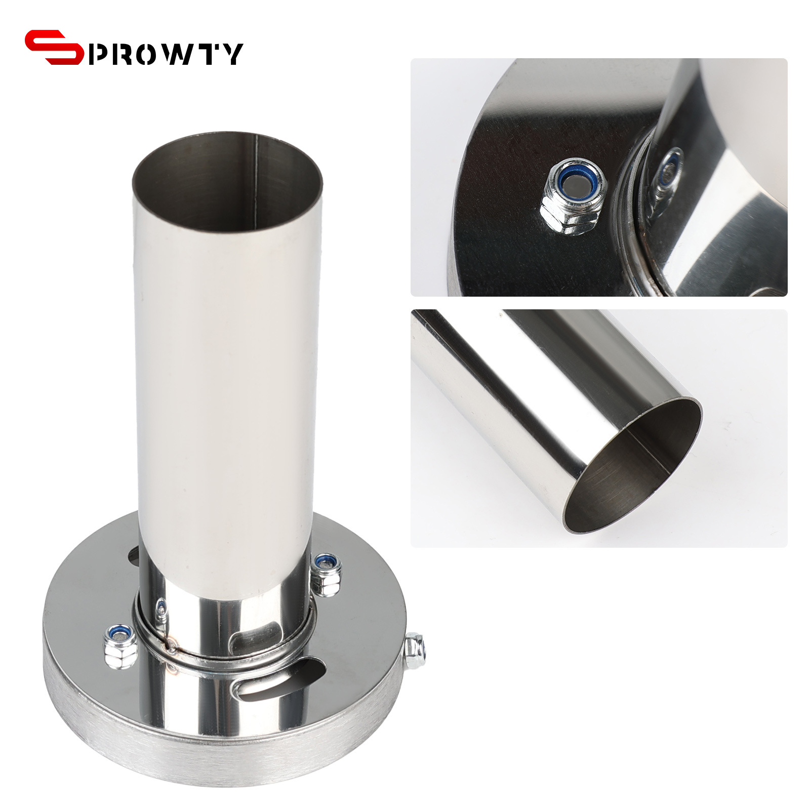 Directly supplied by the manufacturer, universal exhaust muffler for modified cars, 304 stainless steel tailpipe silencer