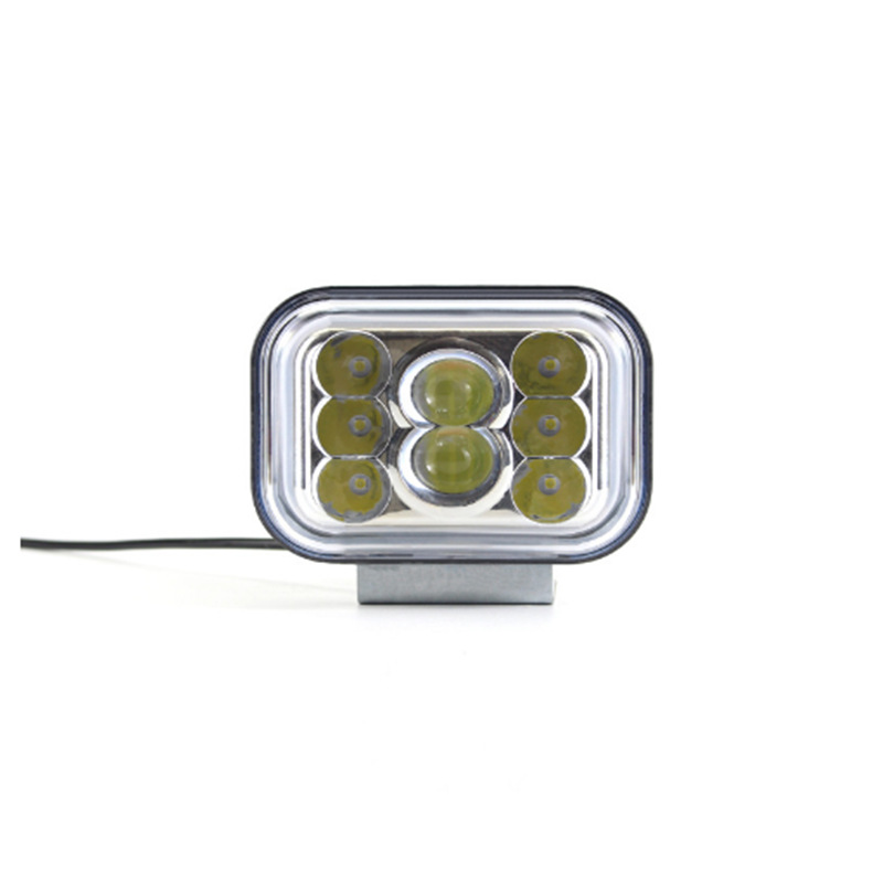 Motocicleta LED faro coche eléctrico colorido 8 perlas flash externo concentrador faro faro faro de trabajo luz