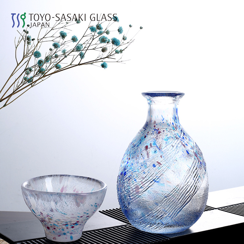 Japan's Authentic Toyo Sasaki Lead-free Glass Wine Set Fruit Wine Plum Wine Sake Cup Wine Divider Sake Jug