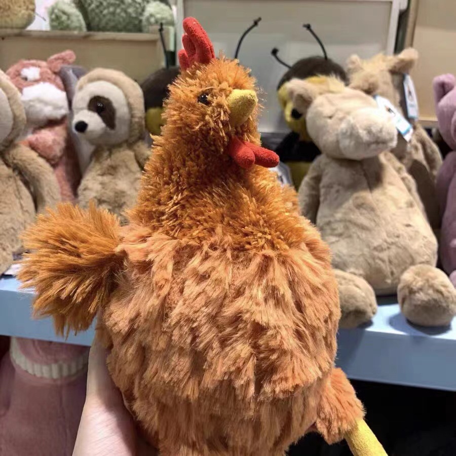 CECIL HEN CLOONEY COCK 봉제 인형 감압 장난감