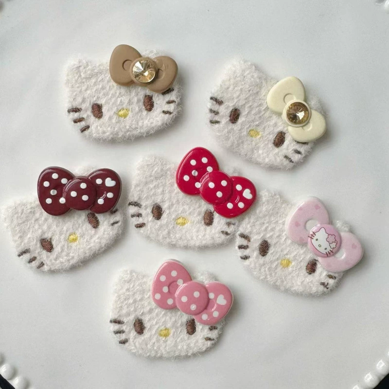 Маленькая шерсть KTcat волновой точки бант патч diy ручной работы материал для мобильного телефона чехол аксессуары заколки для одежды аксессуары
