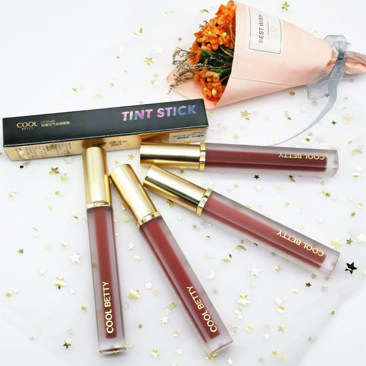 俏美人 Air Velvet Lip Glaze 21028 Не легко удалить макияж Томатный джем Тыквенный цвет Настоящий увлажняющий