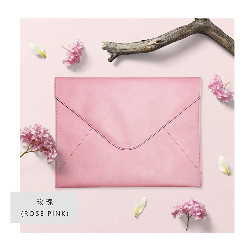 Factory wholesale tablet computer bag dopamine color pu leather convenient waterproof anti-scratch anti-drop flat protective cover