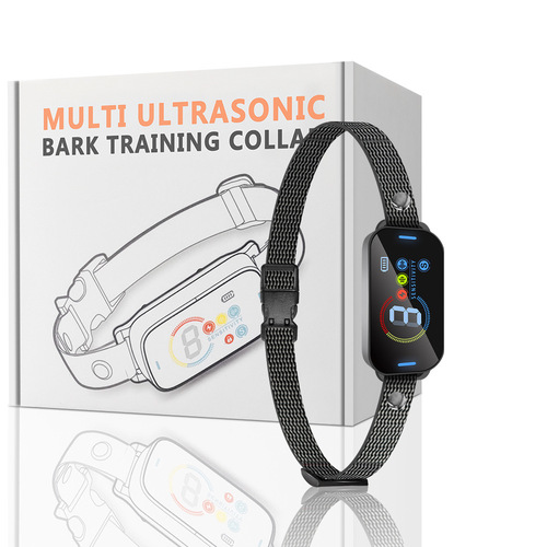 Cross-border remote control smart dog training collar vibration shock neck collar electronic collar pet supplies bark collar new model