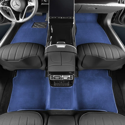 Modelə uyğun ayaqaltı — mats, original car carpet - customized-20mm-thickened-single-piece-drivers-seat-imperial-blue