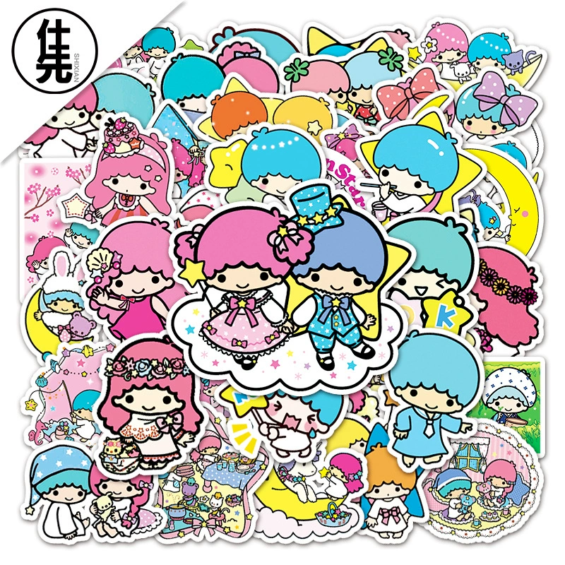Sanrio, мультяшный чемодан, блокнот, пенал, украшения, наклейка, граффити
