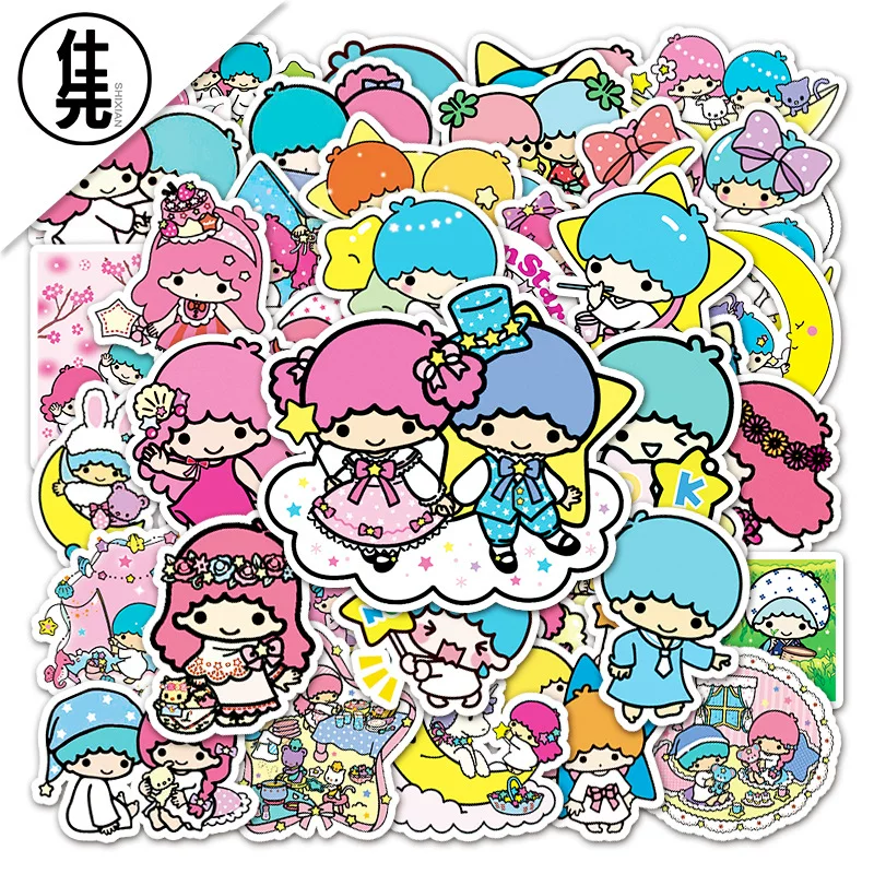 Sanrio, мультяшный чемодан, блокнот, пенал, украшения, наклейка, граффити