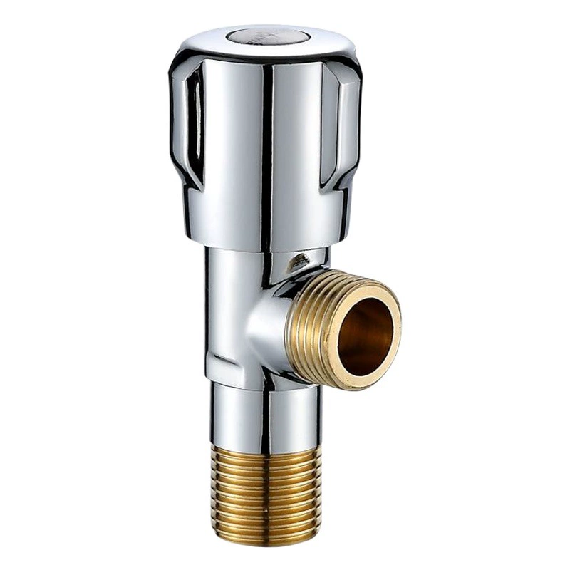 Треугольный клапан медный интерфейс горячая и холодная Бытовая одноразовая двухместная Туалетная вода водонагреватель переключатель запорного клапана воды