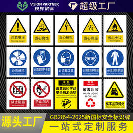 工厂定制不锈钢标志牌禁止吸烟PVC安全标识牌铝板安全标示警示牌