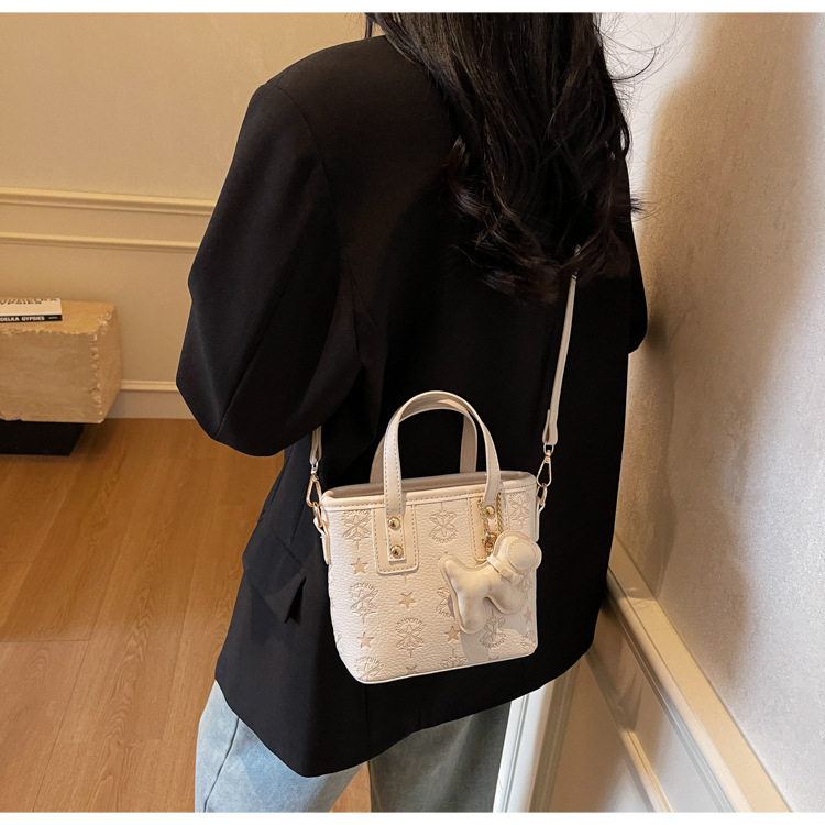 French niche fashion handbag for women, 2025 new high-end and stylish crossbody bag, casual and versatile bucket bag undefined