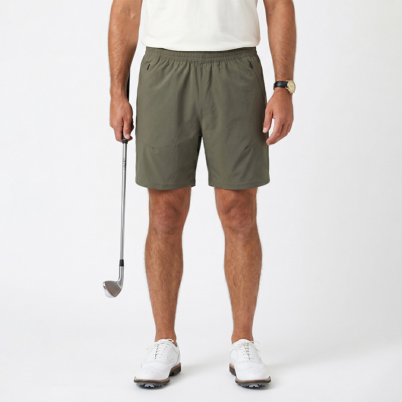 Customized Golf Golf Shorts for Men, Summer Thin Style, Quick-Drying, Breathable, Stretchy, Sports and Leisure Five-Point Pants, Custom-Made