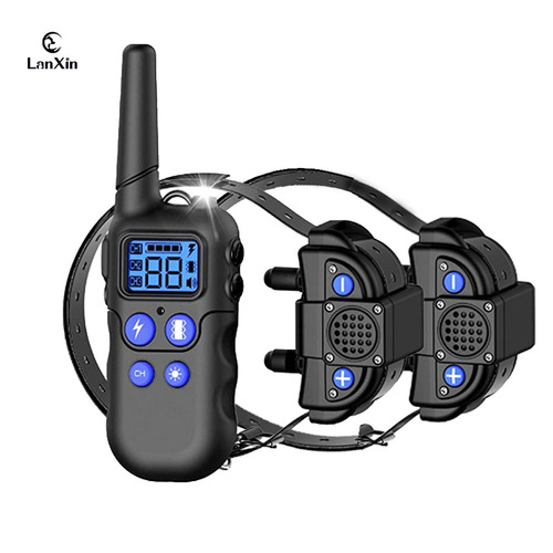 New model anti-barking remote training collar pet supply 1000-meter anti-bark training device factory wholesale