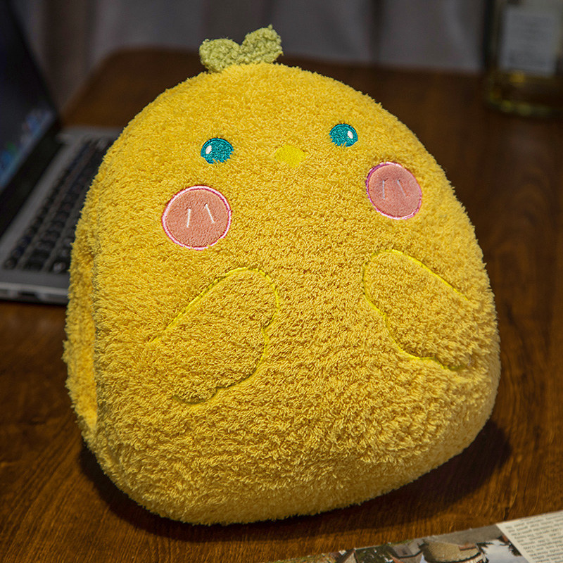 Animales de dibujos animados de invierno almohada de mano caliente juguetes de peluche invierno muñecas de mano caliente muñecas estudiantes cubierta de mano