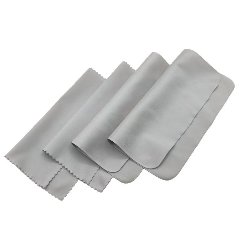 Tela para gafas, bolsa para gafas, aguja gris de alta calidad, una lente de tela limpia, joyería, película para teléfono móvil, toallita, LOGOTIPO image 6