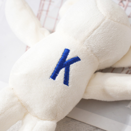 Eyeballless K Bear Plush Keychain, Plush Toy, Teddy Bear Doll, Night Market Stall, Wholesale