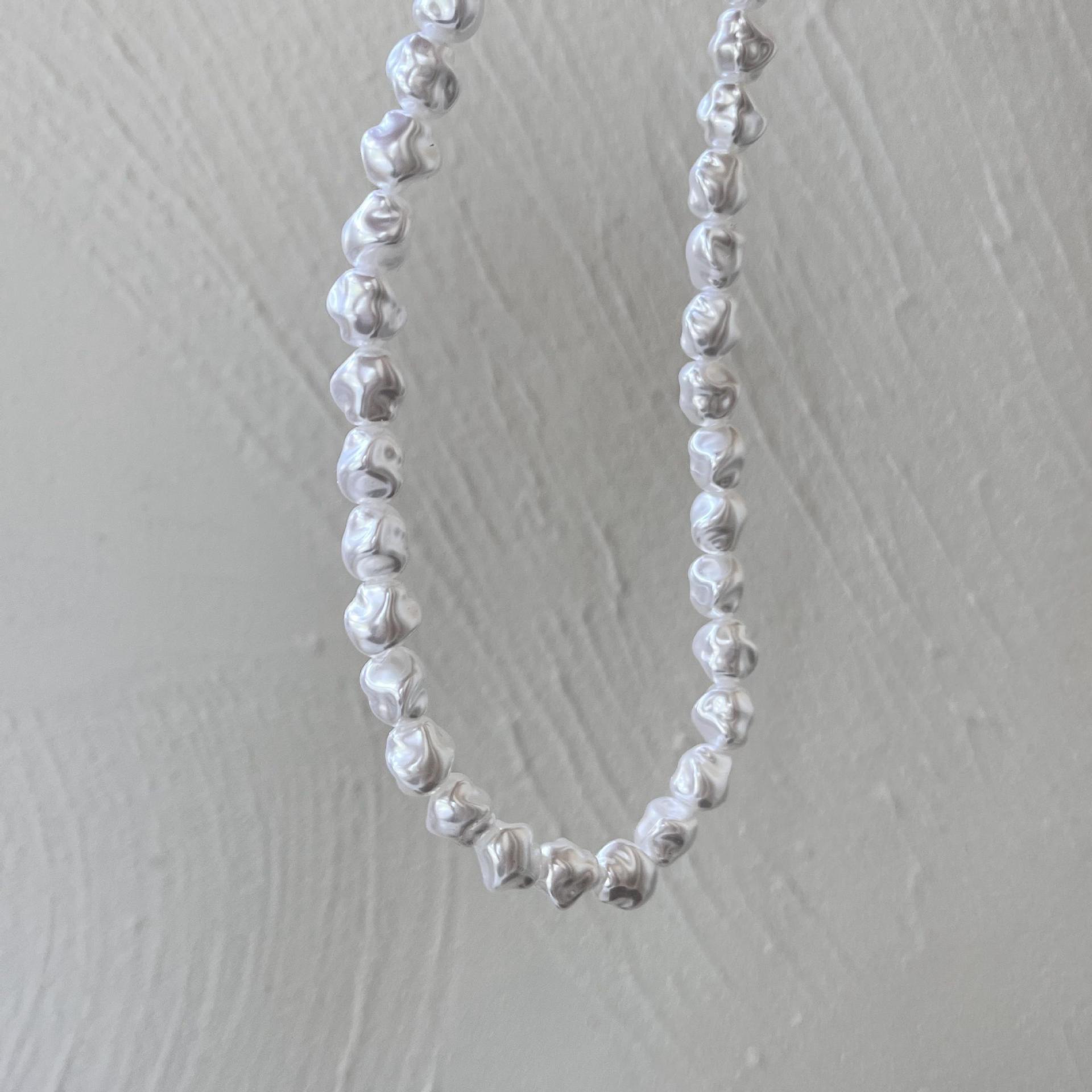 Elegant Stern Perlen Imitationsperle Halskette display picture 3