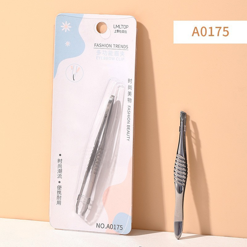 Clip para cejas de acero inoxidable LMLTOP, boca oblicua, pinzas para cejas planas, pinzas para depilarse, clips auxiliares para pestañas postizas, una variedad de colecciones image 19
